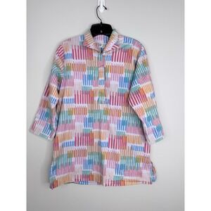 Holly Shae Designs Tunic Popover Shirt XS/M Coastal Resort Vacay